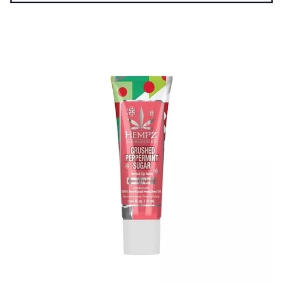 Hempz Crushed Peppermint Sugar Herbal Lip Balm 5- Pack Set NWT - Picture 3 of 3
